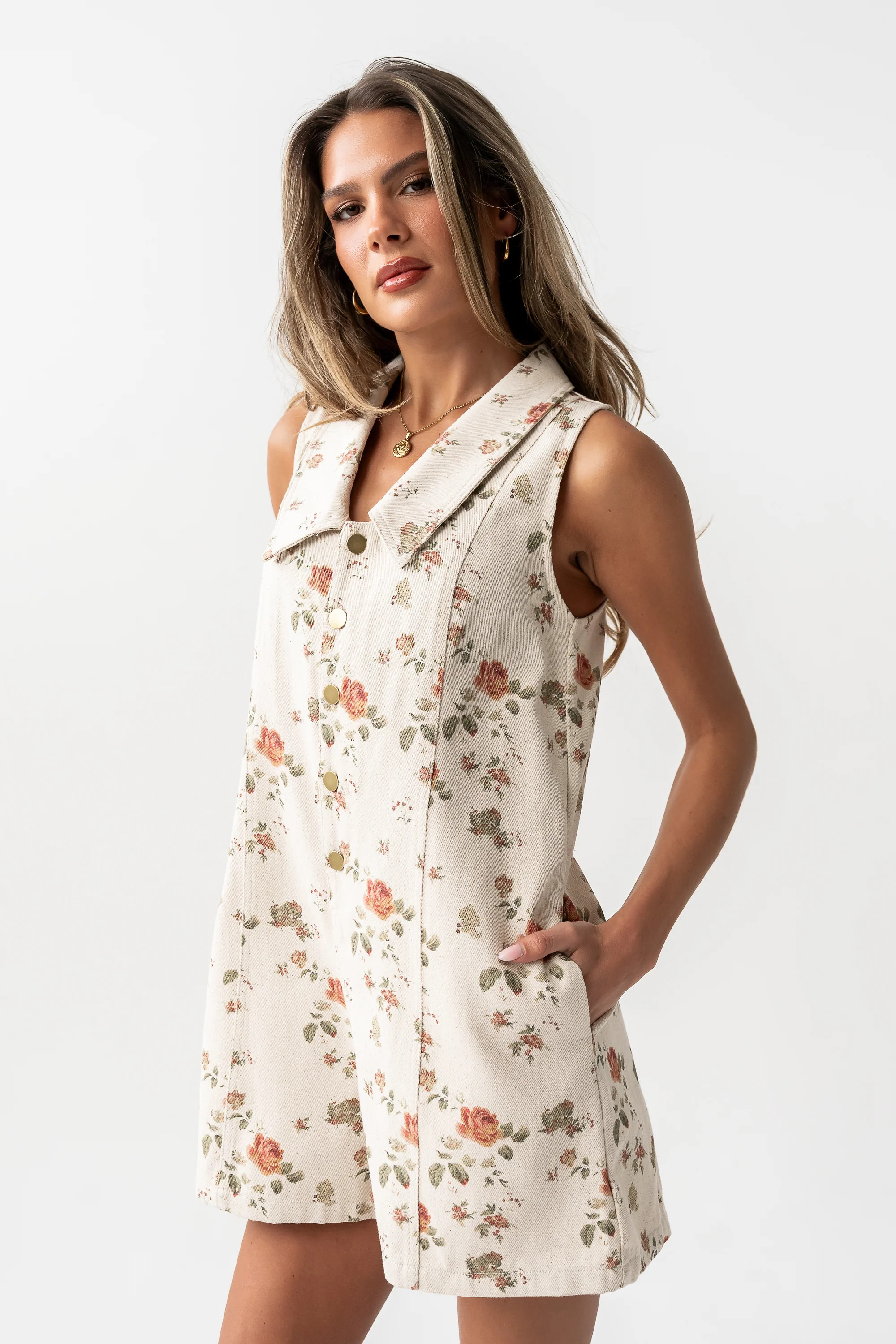 Chloe Floral Romper | Böhme US