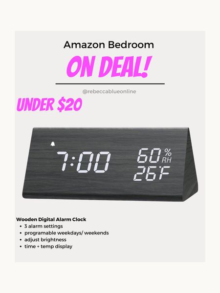 Amazon
Labor Day Sale
Prime
Home Decor
Fall Decor 
Wooden Alarm Clocks
Modern
Minimalist
Matte Black 


#LTKsalealert #LTKunder50 #LTKhome