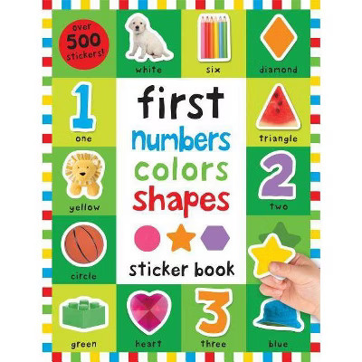 First 100 Stickers: First Numbers, Colors, Shapes - by  Roger Priddy (Paperback) | Target