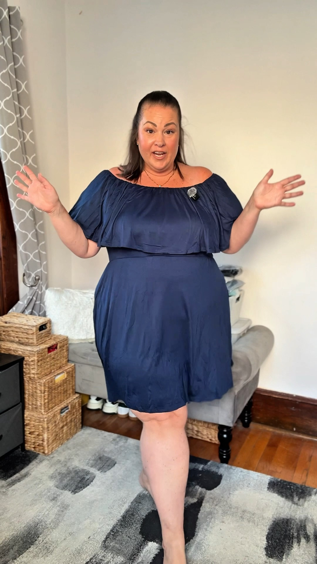 Absolutely love this dress with some tights and knee high boots for fall! 🍁✨ it comes in more colors too. 

#plussizedress 
#plussizedresses

#LTKPlusSize