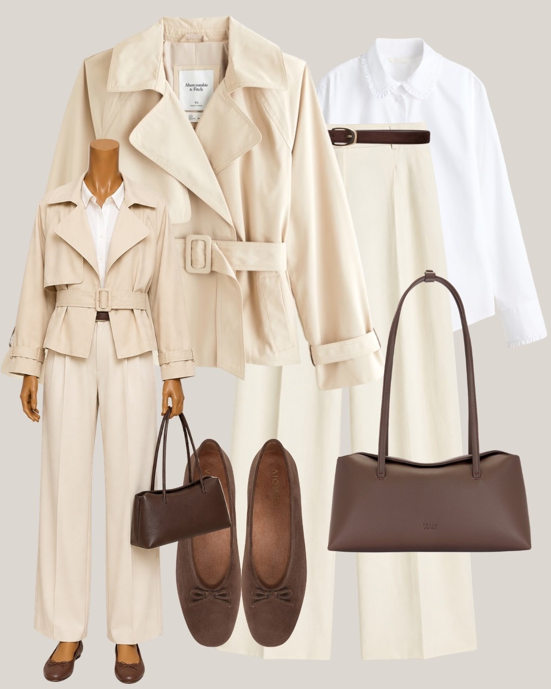 This girl gives effortless and put together at the same time

Tags: fall transition outfit, neutral outfit inspo, trench coat outfit, business casual outfit, work outfit ideas, old money outfit, minimalist outfit inspo, brown bag outfit, ballet flats outfit, cream pants outfit, city girl outfit, elevated casual outfit

#LTKbag #LTKshoes #LTKstyletip