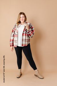 the plaid flannel shacket | Body Love Basics