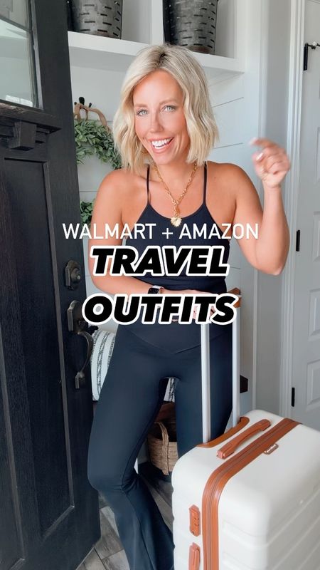 I know alot of people are traveling right now so here is some inpso!!! I love these comfy but still stylish travel outfits!!!! Everything is from @amazon or @walmart 🙌🏻 
⬇️⬇️⬇️
Denim jacket medium
Zip hoodies large (run small)
Pants/leggings size small
Tanks size small




#LTKtravel #LTKfindsunder50 #LTKsalealert