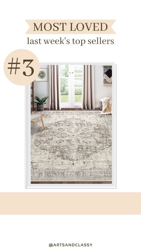 This boho area rug from Amazon is one of this week’s best sellers! It’s on major sale right noww

#LTKsalealert #LTKhome