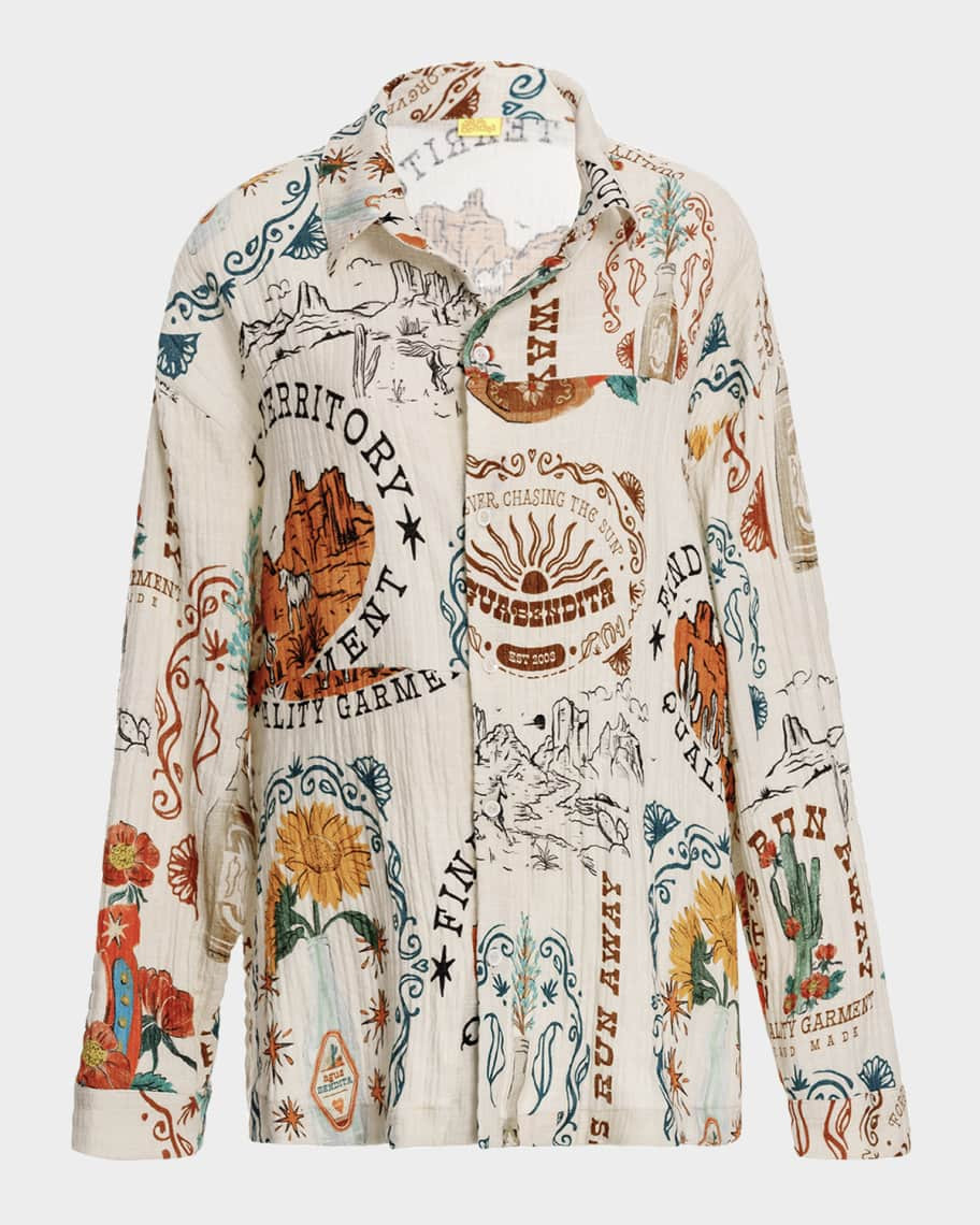 Agua Bendita Nopal Keshi Shirt | Neiman Marcus