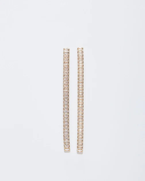 Timeless Times Baguette Drop Earrings | VICI