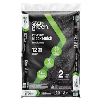 Sta-Green Premium 2-cu ft Black Mulch | Lowe's