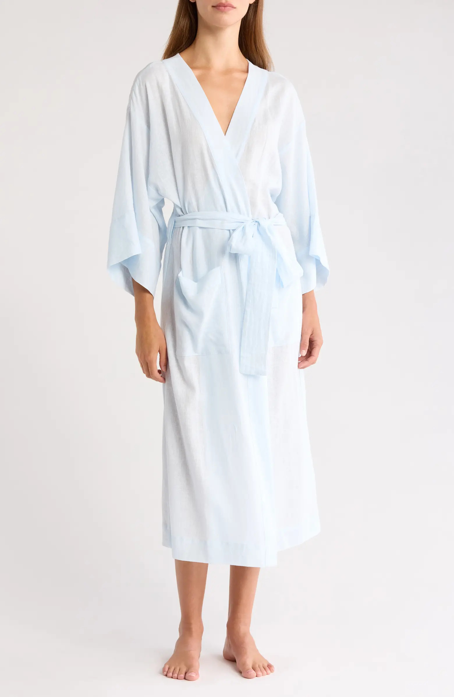 Nordstrom Vacation Linen Blend Robe | Nordstrom | Nordstrom