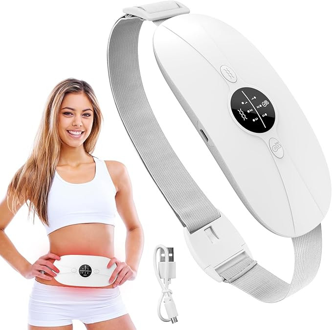 Heating Pad for Period Cramps, 3 Heat Levels and 3 Massage Modes, Portable Heated Pad for Menstru... | Amazon (US)