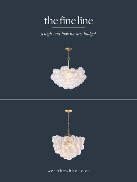 Our primary bedroom chandelier is a statement piece that I’m still obsessed with! The glass bubbles with the brass chain detail is stunning, and provides a modern take juxtaposed to some of our more traditional furniture pieces! I found an almost identical option on Amazon for a fraction of the price! 

#LTKstyletip #LTKhome #LTKsalealert