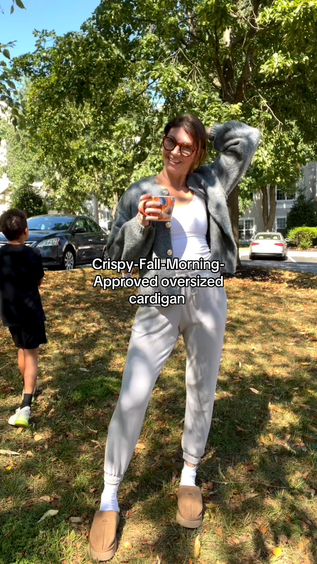 Oversized cardigan for fall. Amazon fall outfits. Fall 2025