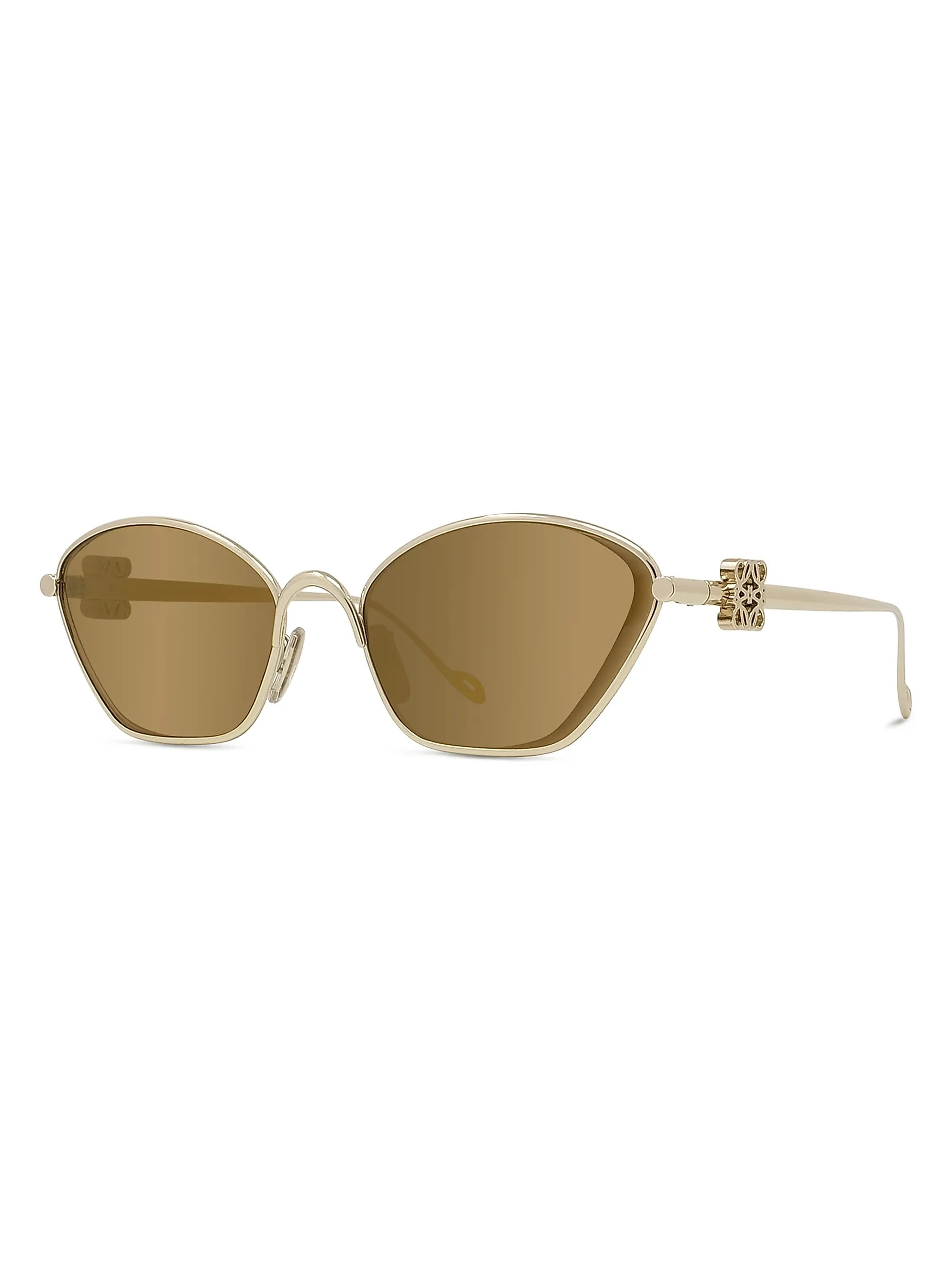 Mirrored Anagram 57MM Cat-Eye Sunglasses | Saks Fifth Avenue