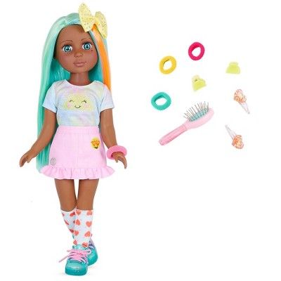 Glitter Girls Duckie Turquoise Hair & Styling Accessories 14" Poseable Fashion Doll | Target