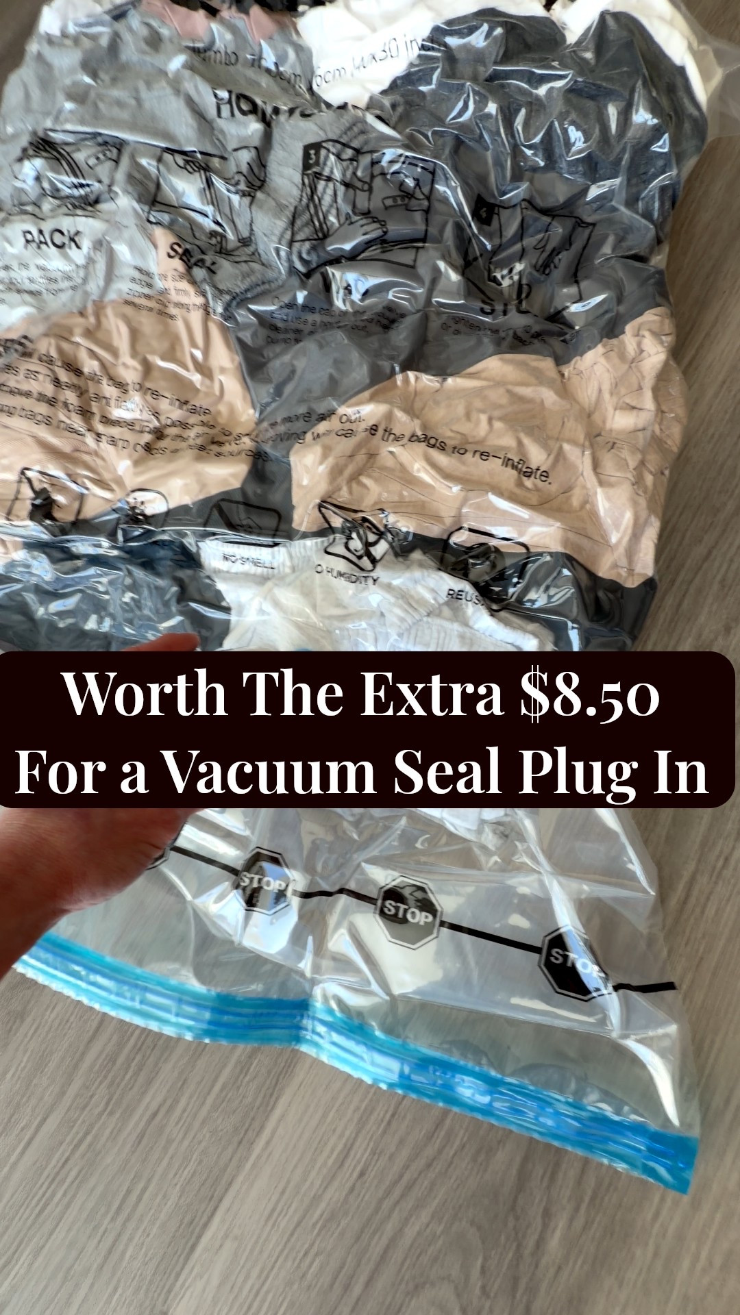 A tiny add on goes a long way! Vacuum Seal Amazon Bags for My Move! LTK home and LTK travel must haves for LTK seasonal home refresh and spring break packing 

#LTKHome #LTKSeasonal #LTKTravel