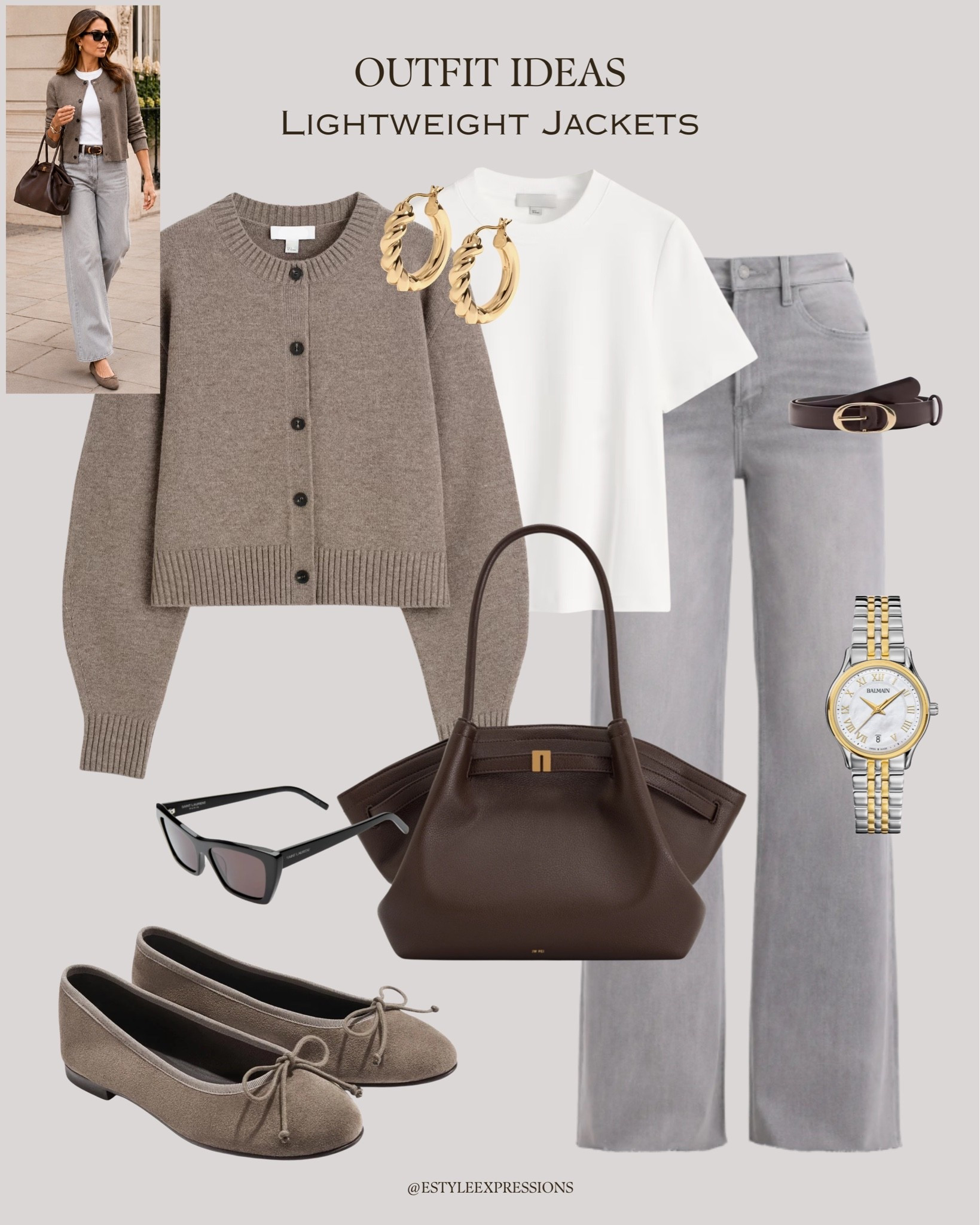 Transitional Outfits with Lightweight Jackets!✨ From cozy cardigans to funnel neck jackets and chic tweeds, these effortless layers are perfect for throwing over tees, tanks, or lightweight knits-ideal for crisp mornings and breezy evenings.🤎🍂

#LTKworkwear #LTKjeans #LTKstyletip
