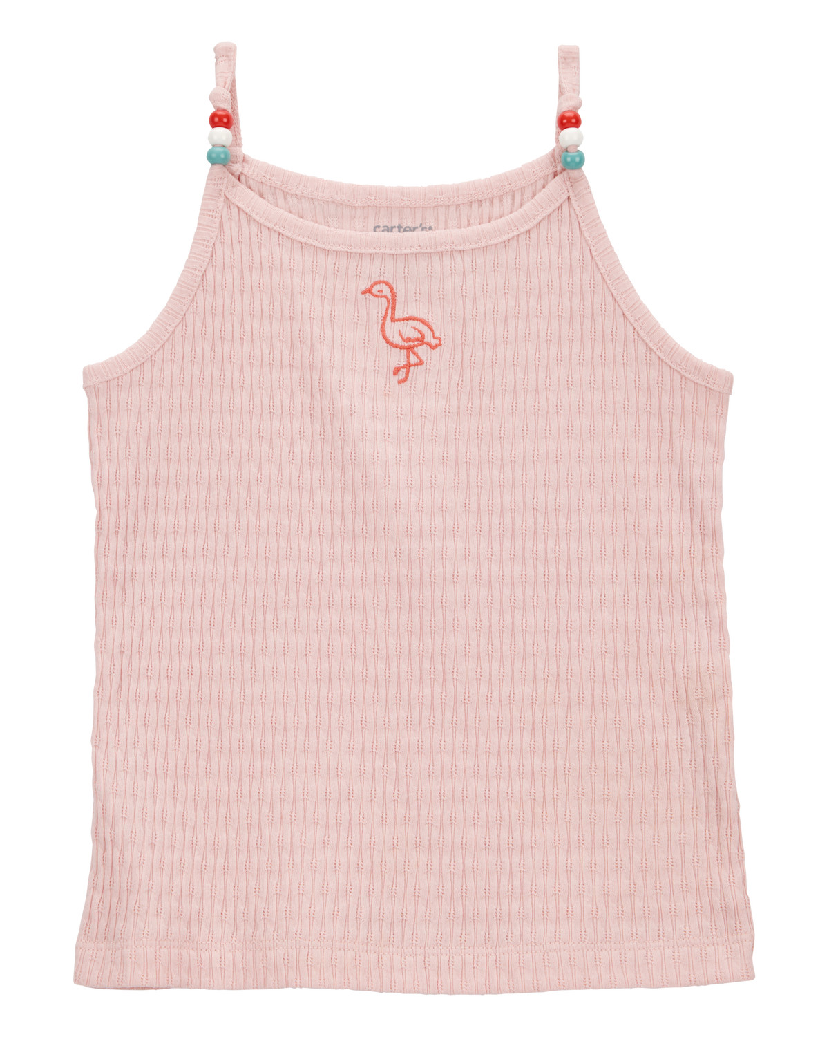 Baby Flamingo Ribbed Tank Top | Carter's Inc