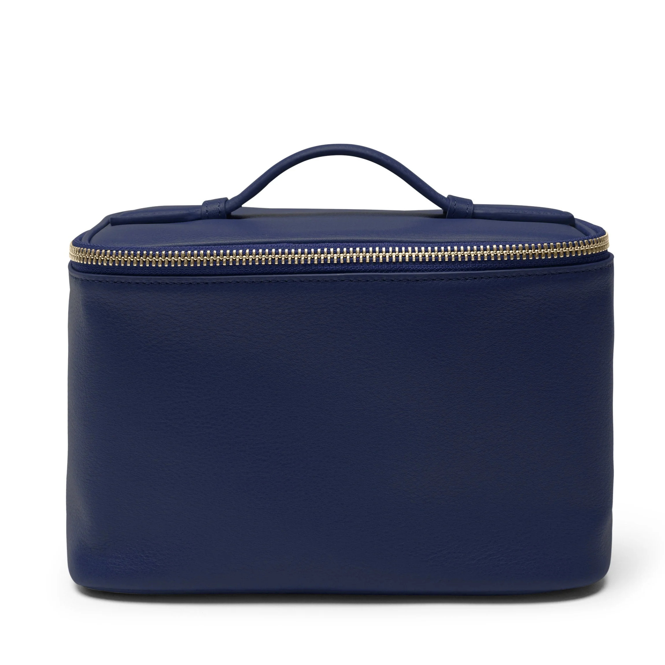Medium Train Case Navy Blue | Leatherology
