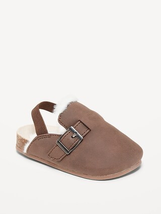 Cozy Faux-Suede Clog Shoes for Baby | Old Navy (US)
