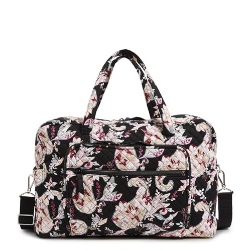 Vera Bradley Women's Cotton Weekender Travel Bag, Botanical Paisley, One Size | Amazon (US)