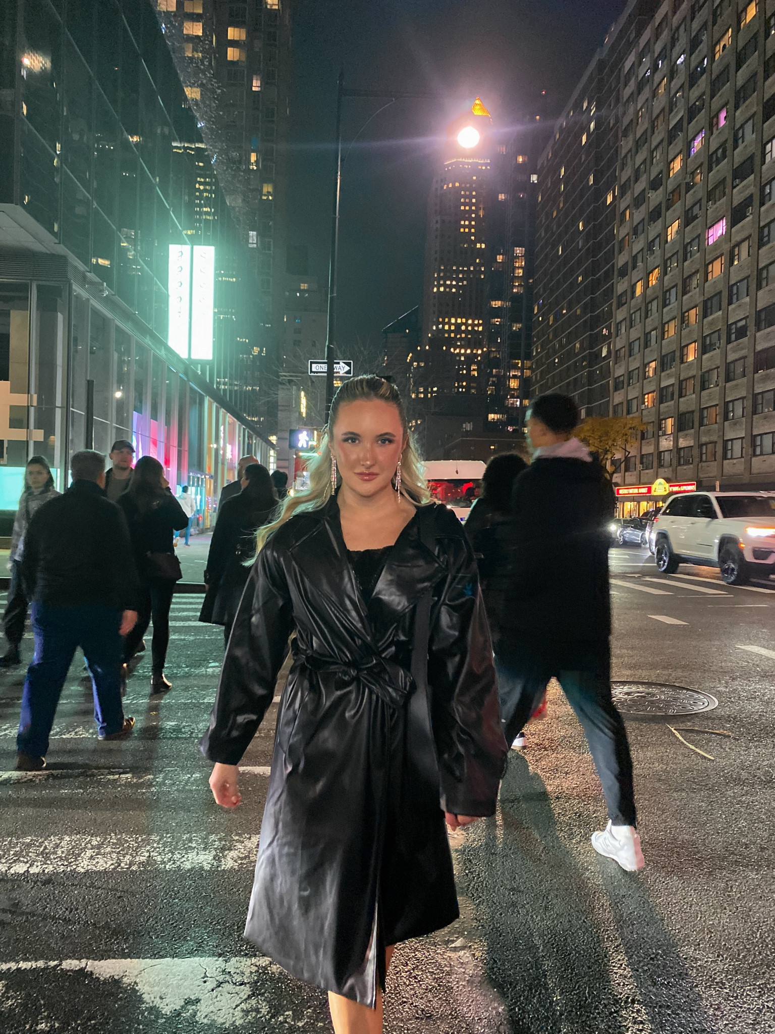 This leather trench 👏🏼🖤 this is by far my favorite winter jacket! It is so sleek and classy. Plus, it will instantly elevate any outfit! It is definitely worth it! It is true to size and I am 5’5 for height reference  

#LTKSeasonal #LTKparties #LTKfindsunder100