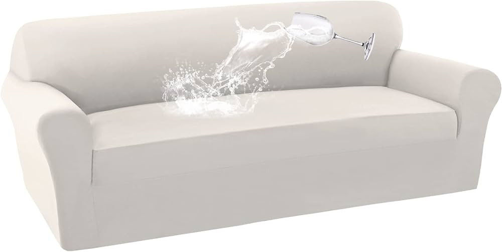 Turquoize 100% Waterproof Couch Covers Dual Waterproof Sofa Cover for Pets Stretch Sofa Slipcover... | Amazon (US)