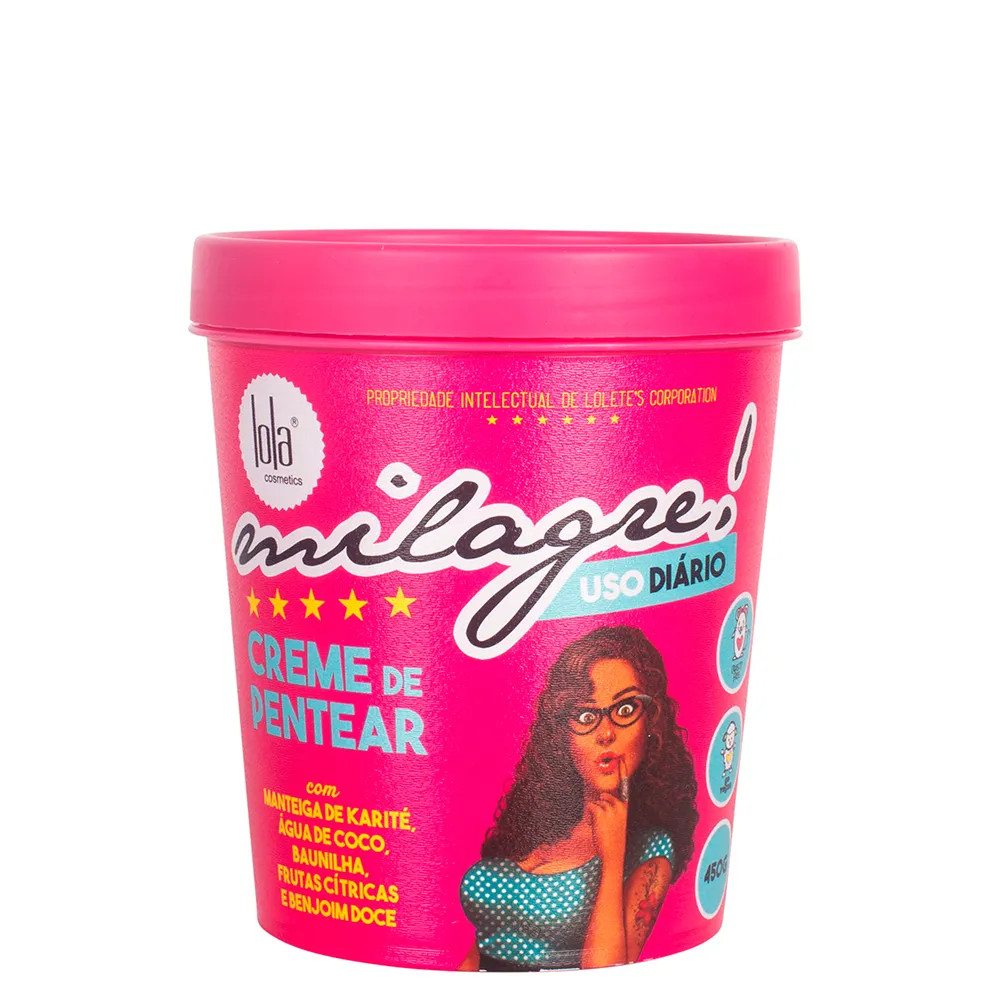 Creme de Pentear Lola Cosmetics Milagre 450 g | Amobeleza (BR)