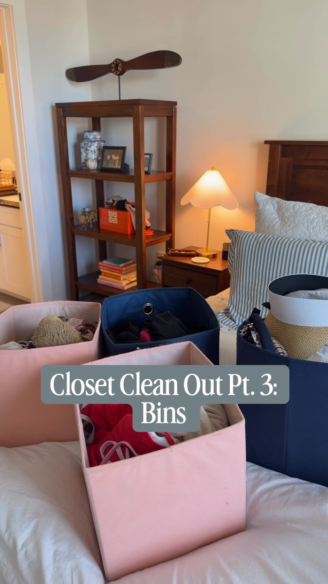 Closet Clean Out Pt. 3: Bins!! This is where I keep all my undies, socks, bathing suits, and hats!! And I CLEARLY needed a good clean out of these before spring!! 

#LTKvlog