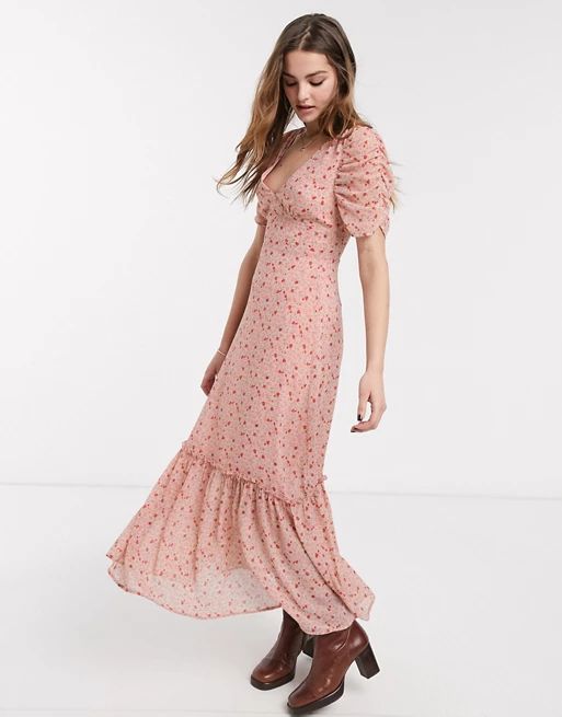 Emory Park maxi tea dress in vintage floral | ASOS US