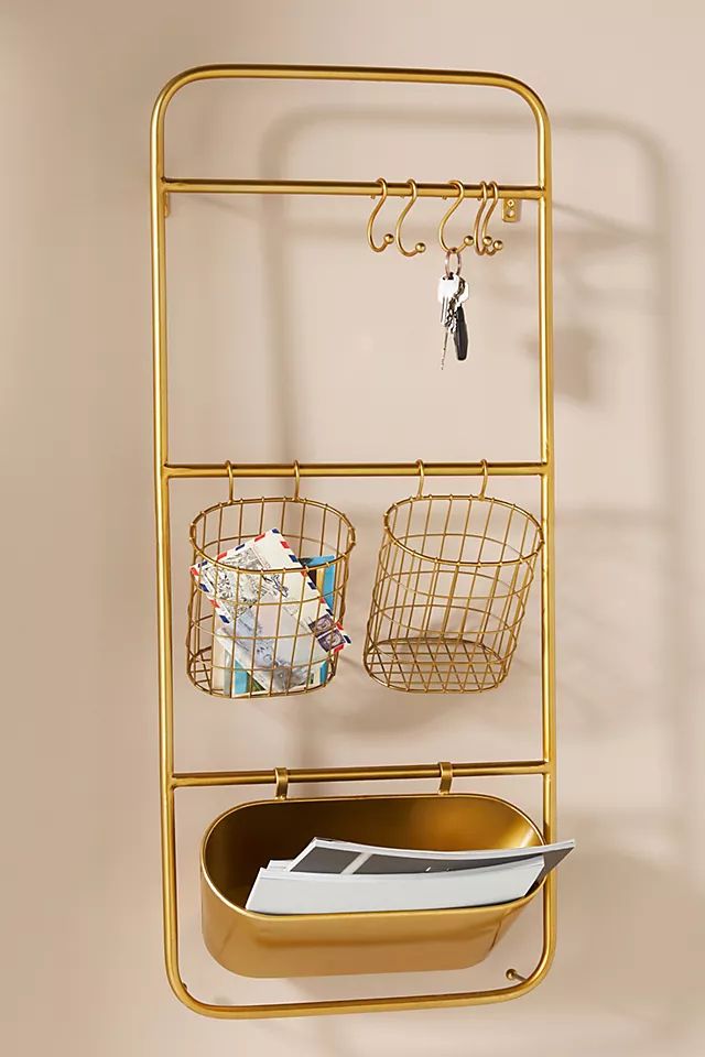 Iron Entryway Shelf Set | Anthropologie (US)