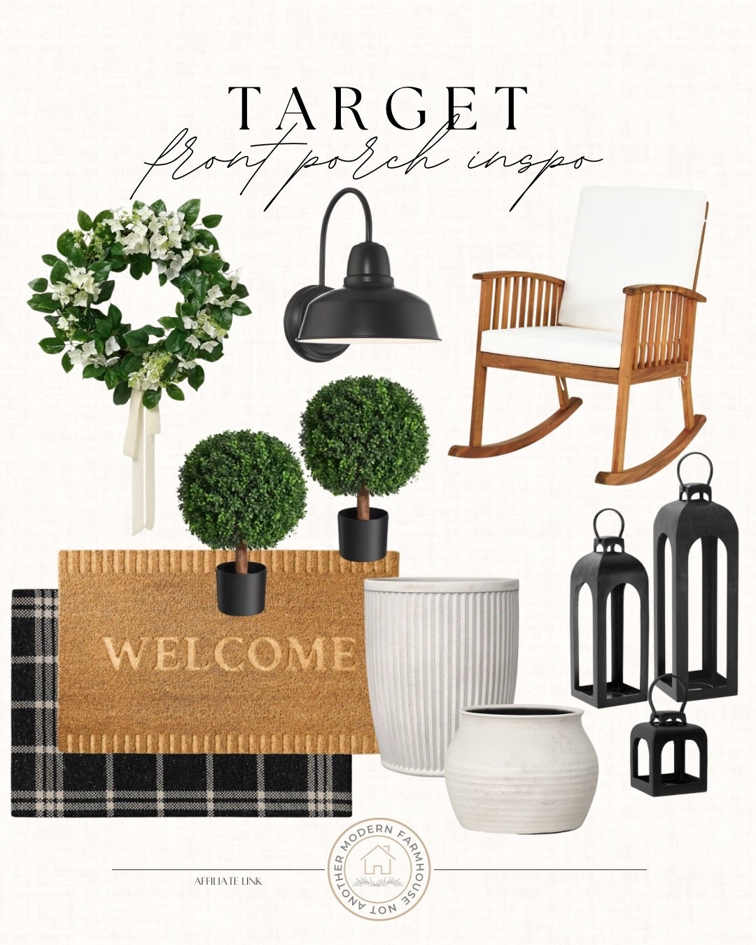 @Target front porch Inspo ☀️ 

Target patio furniture, outdoor seating set, neutral outdoor decor, patio refresh ideas, , outdoor lantern lighting, string lights patio, outdoor planters, neutral outdoor rug, classic outdoor living design, affordable patio makeover, designer look for less.

#LTKSaleAlert #LTKHome #LTKSeasonal