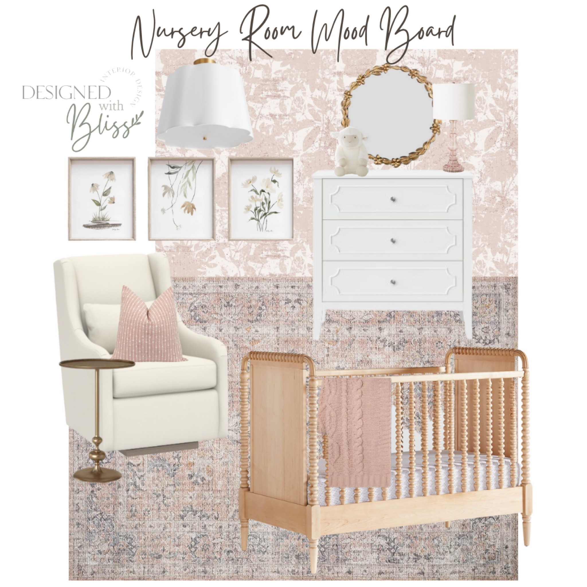 Girls room, nursery, pottery barn, crib, glider, Loloi rug, anthropologie, girl’s nursery design, target 

#LTKhome #LTKkids #LTKstyletip
