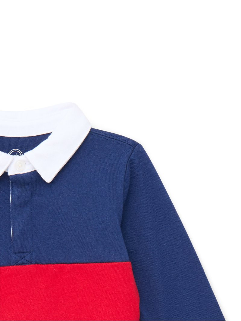 Wonder Nation Toddler Rugby Top, Sizes 12M-5T | Walmart (US)