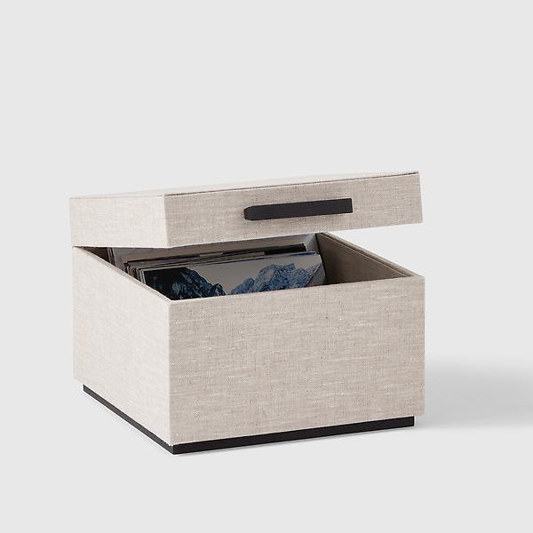 Marie Kondo Harmony Linen Photo Storage Box | The Container Store