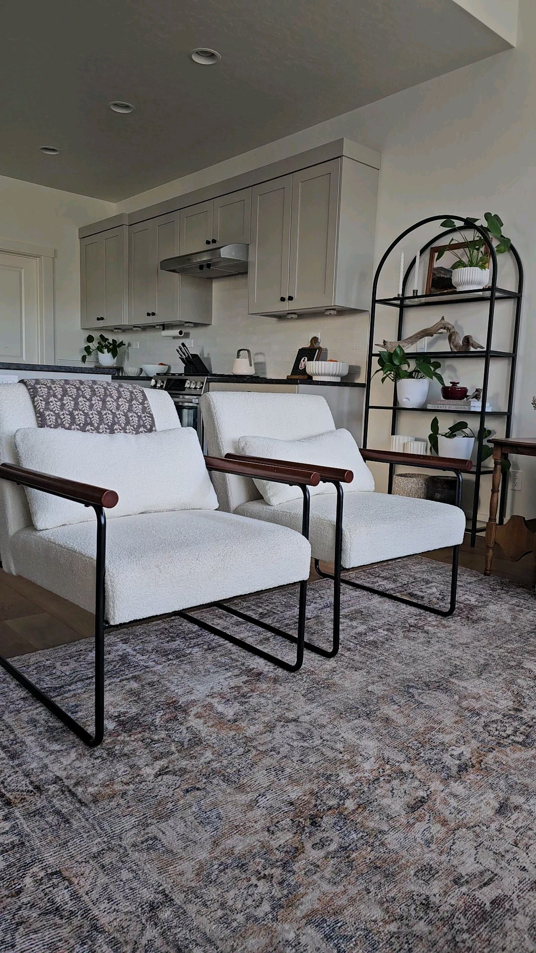 Curated, modern, cozy living room.

#LTKHome #LTKSaleAlert