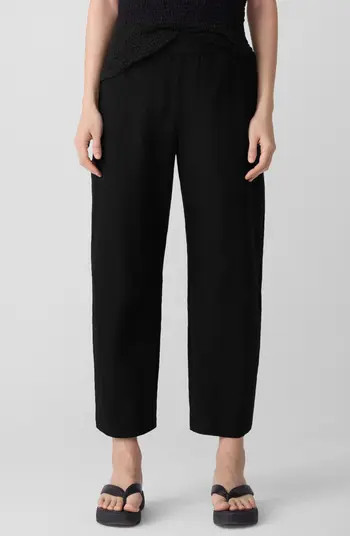 Eileen Fisher Ankle Barrel Leg Pants | Nordstrom | Nordstrom