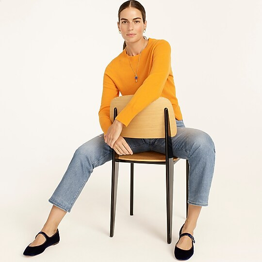 Cashmere classic-fit crewneck sweater | J. Crew US