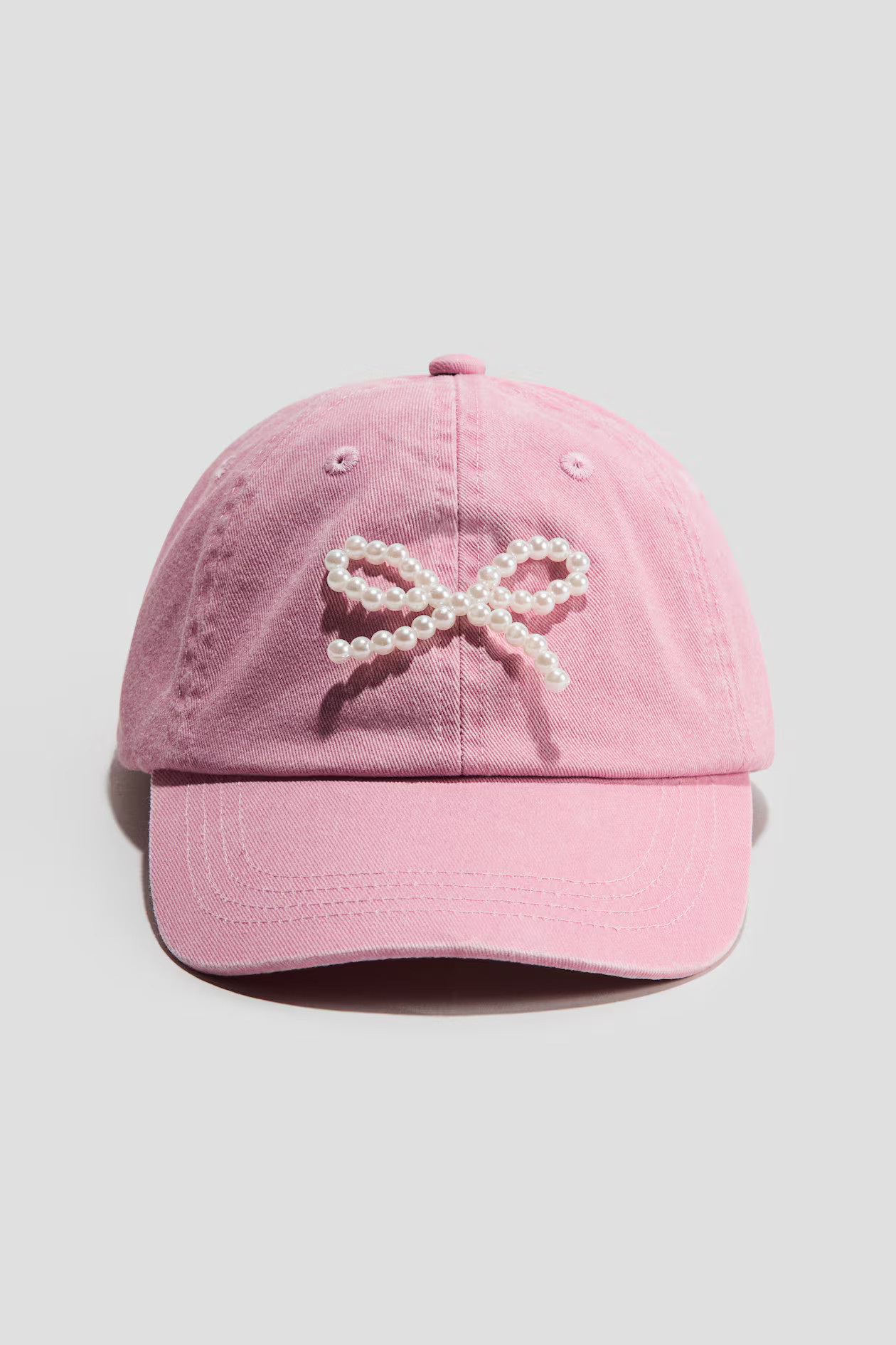 Bow-detail cotton cap | H&M (UK, MY, IN, SG, PH, TW, HK)
