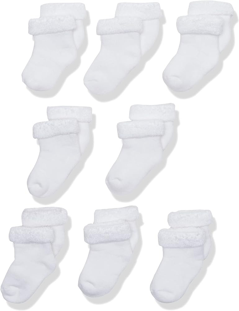 Gerber Unisex Baby 8-Pair Wiggle-Proof Sock | Amazon (US)