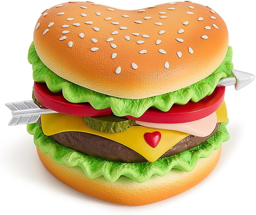 JW PEI Women's Heart Burger Novelty Clutch Bag | Amazon (US)