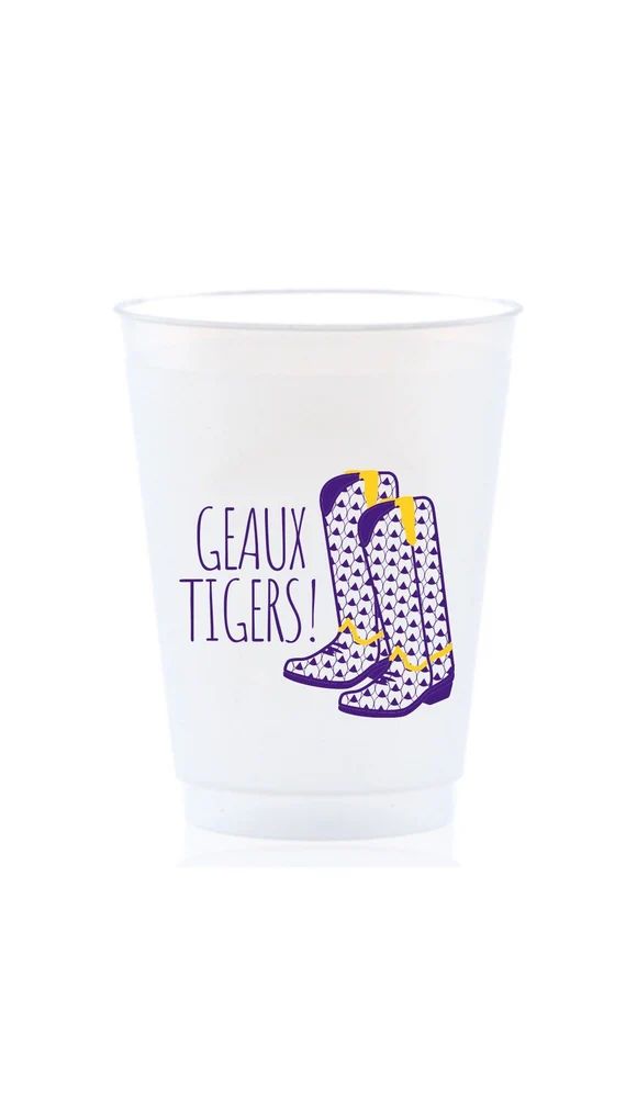 Geaux Tigers Cups Louisiana Football Cups Baton Rouge Cups - Etsy | Etsy (US)
