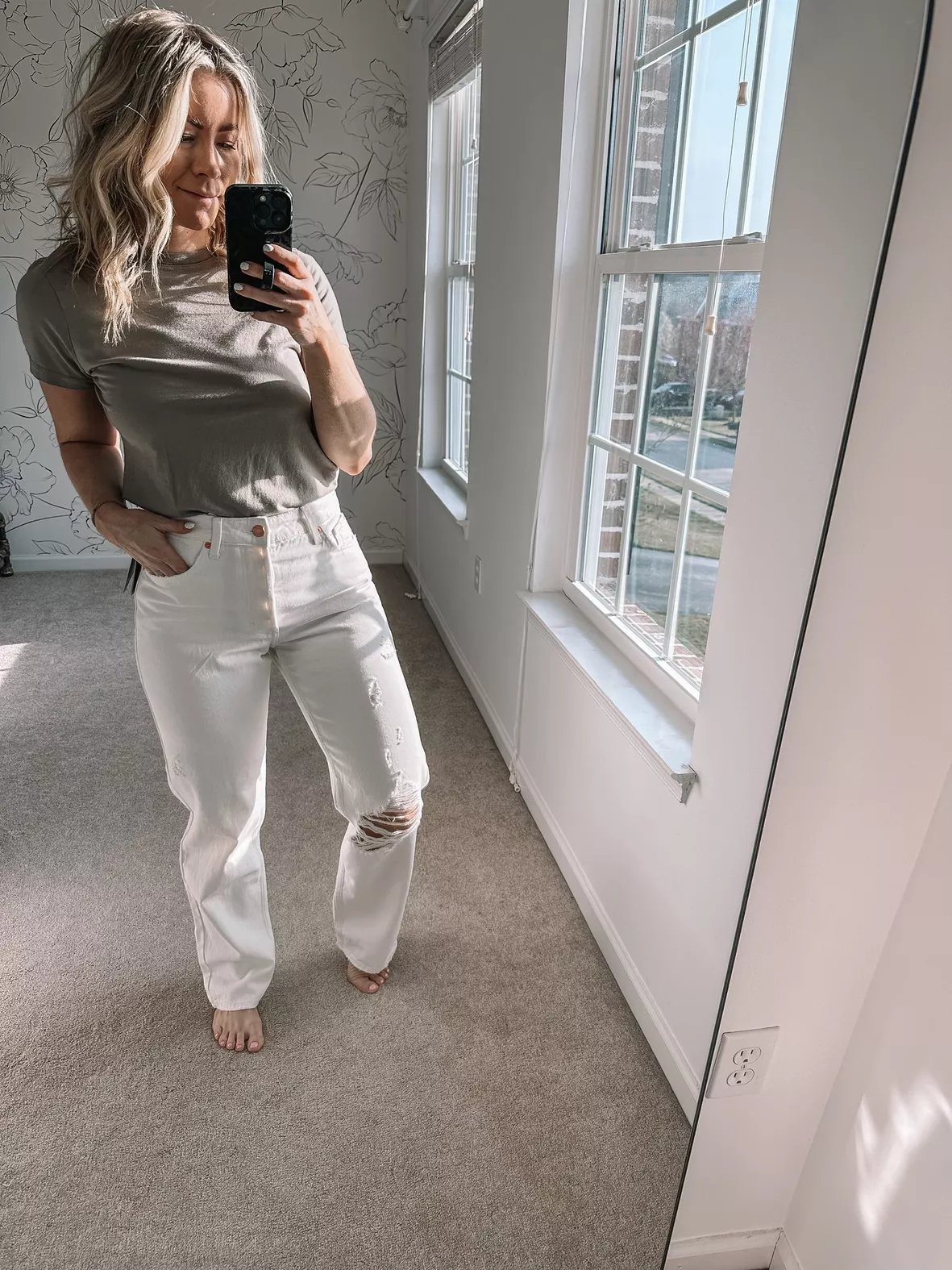 Topshop Mom tapered jeans in … curated on LTK
