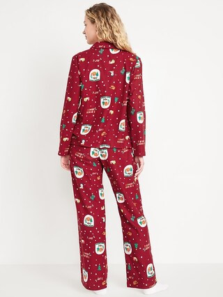 Flannel Pajama Set for Women | Old Navy (US)