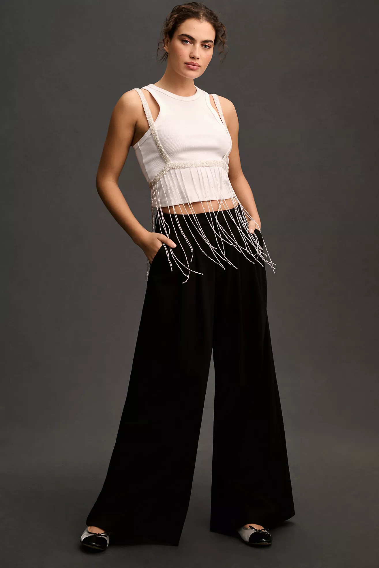 By Anthropologie Drippy Embellished Cami | Anthropologie (US)