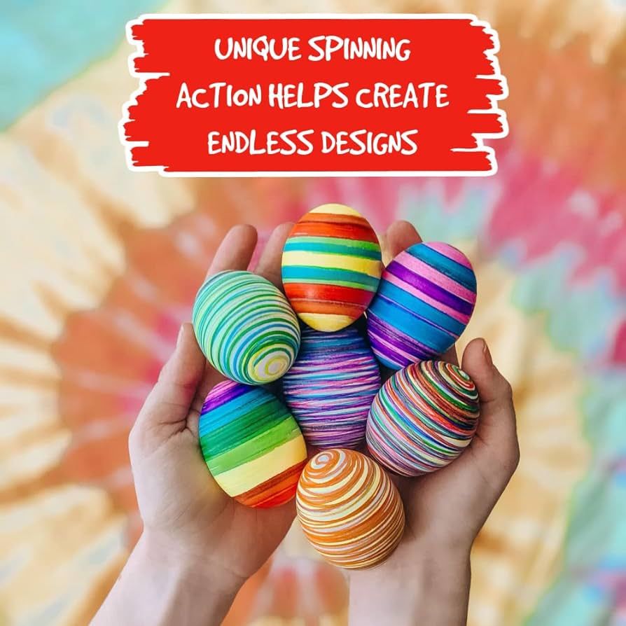 The Eggmazing Egg Decorator Easter Egg Decorator Kit - Arts and Crafts Set - Includes Egg Decorat... | Amazon (US)