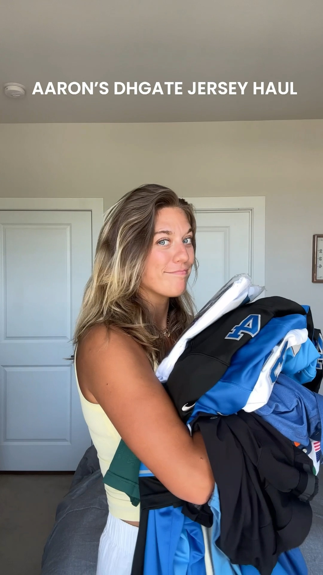 All of my bf’s DHGate jerseys 🤣🤍

#LTKActive #LTKSeasonal