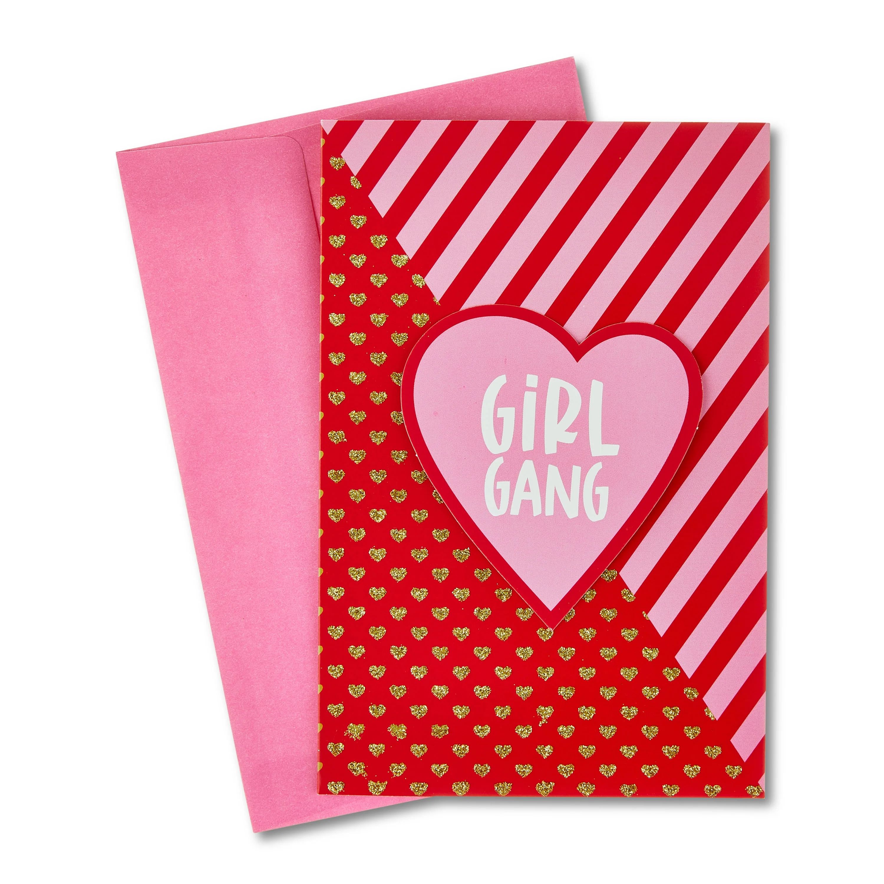 Valentine's Day Girl Gang Greeting Card, Multi-color, by Way To Celebrate - Walmart.com | Walmart (US)