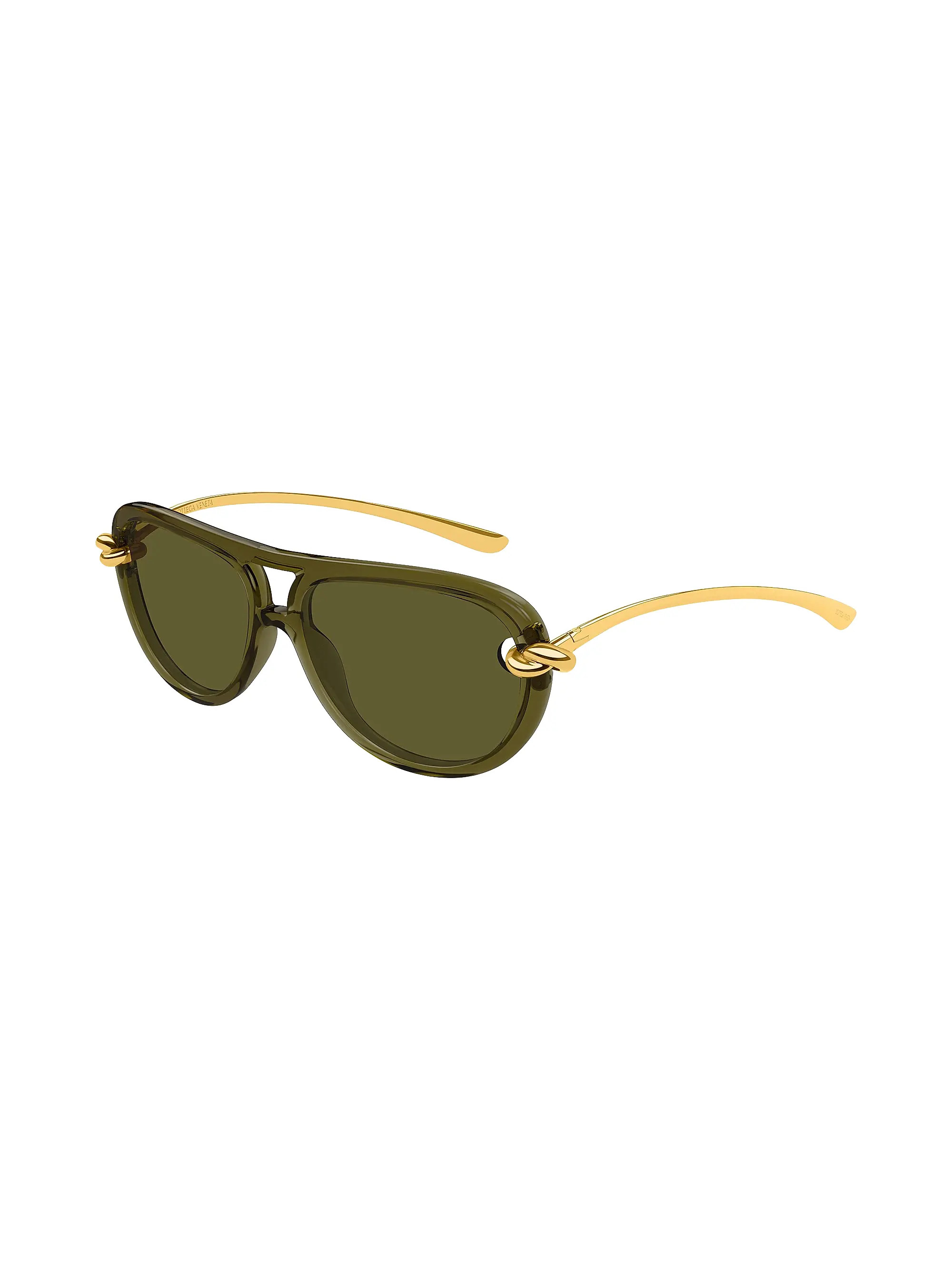 Bottega Veneta Knot 58MM Aviator Sunglasses | Saks Fifth Avenue | Saks Fifth Avenue
