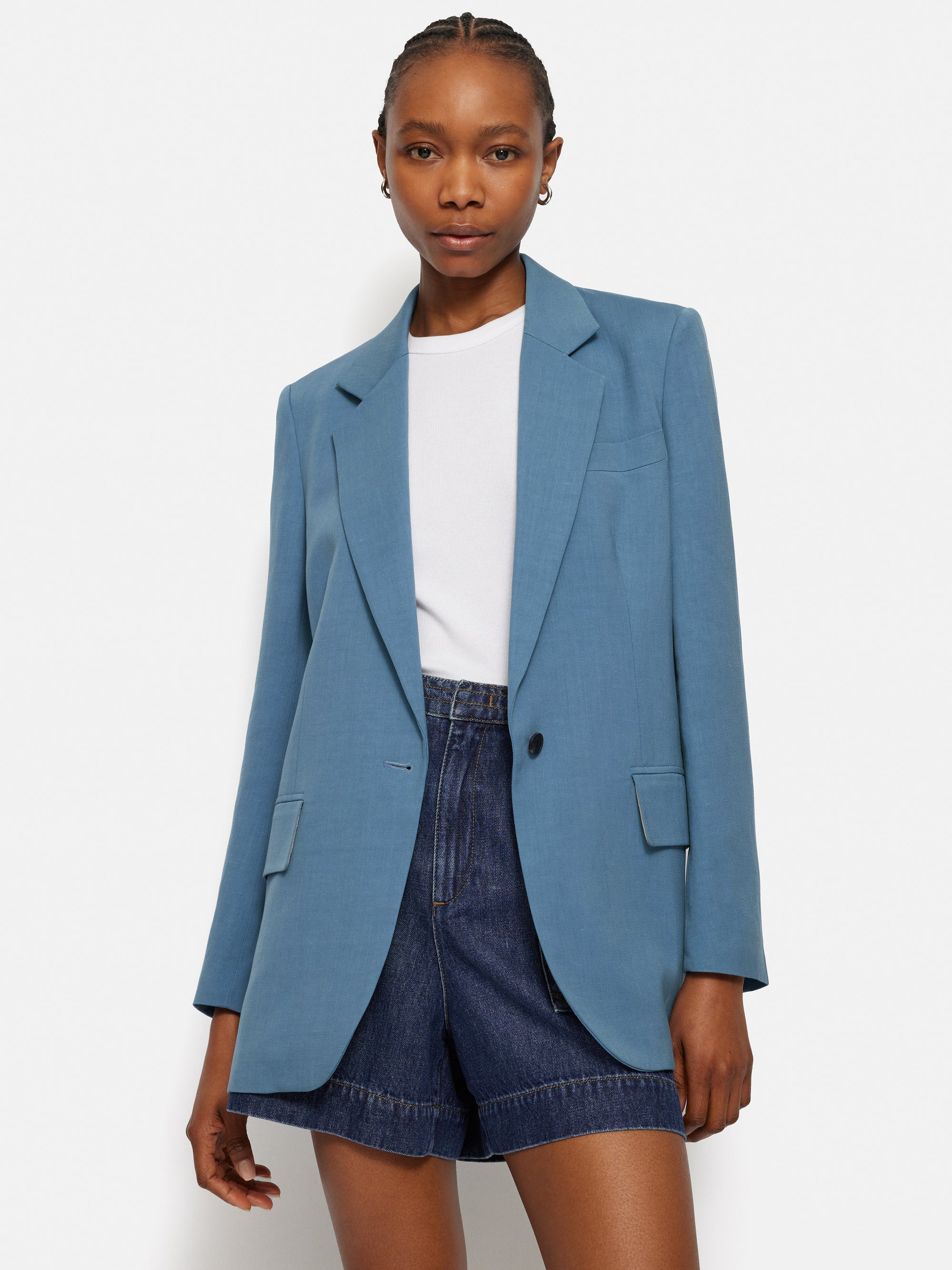 Italian Linen Gibson Blazer | Jigsaw (UK)