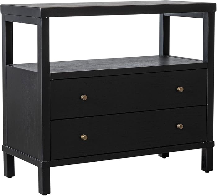 East at Main Indigo Road by Egypt Sherrod Gemma 2 Drawer Large Nightstand – Solid Bayur Wood Be... | Amazon (US)