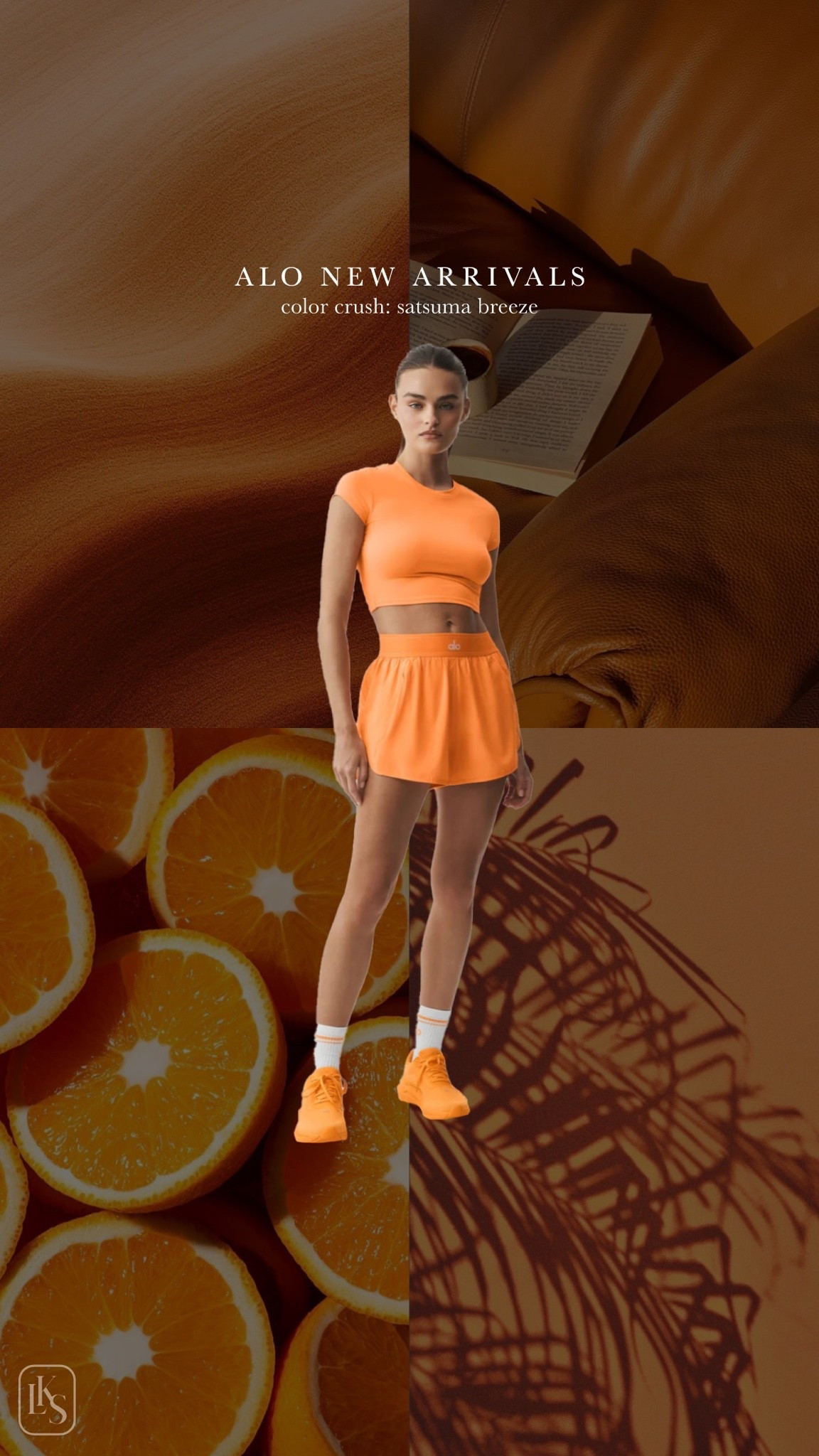 this new alo orange is so fun for summer !! 😍🍊🧡